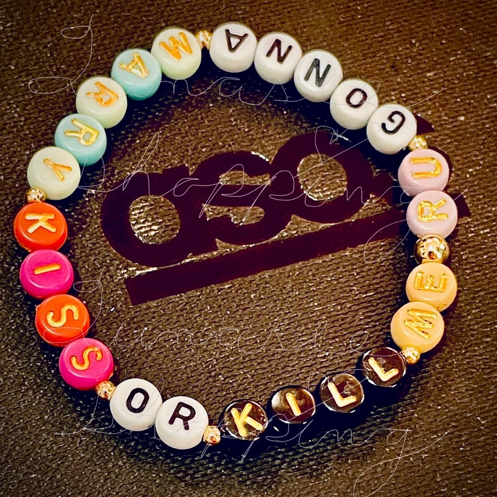 Taylor Swift TTPD Beaded Bracelet